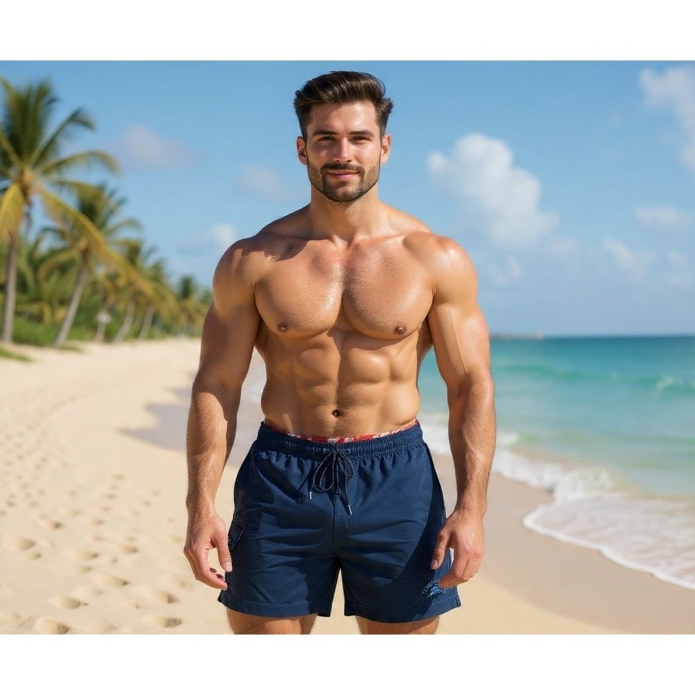 Tommy Bahama Swim Trunks Shorts‎ Cargo Pockets Relax Blue XXL EUC